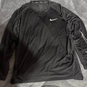 Nike Black Long Sleeve Performance Top